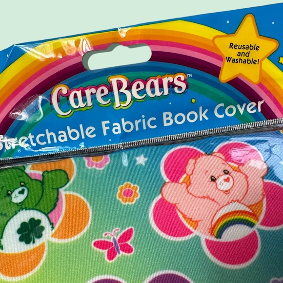 2006 American Greetings Care Bears Stretchable Fabric Book Cover Colorful - Picture 3 of 5